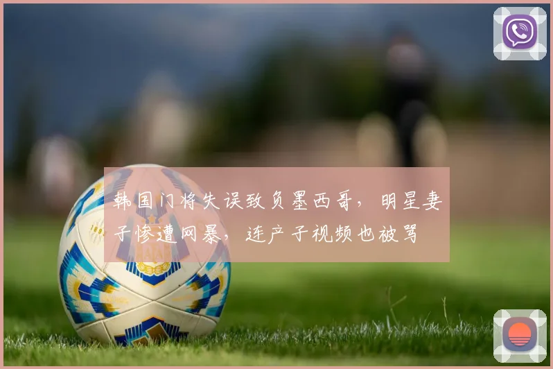 韩国门将失误致负墨西哥,明星妻子惨遭网暴,连产子视频也被骂