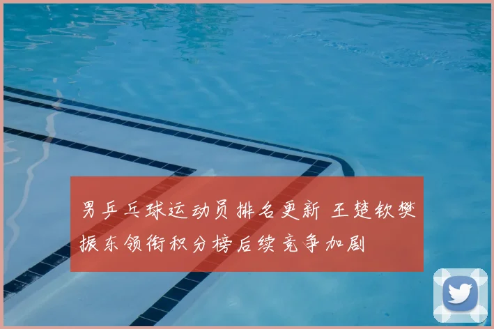 男乒乓球运动员排名更新 王楚钦樊振东领衔积分榜后续竞争加剧